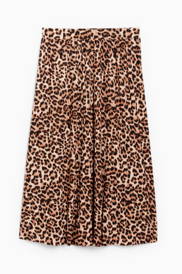 Women - Skirt - patterned - brown