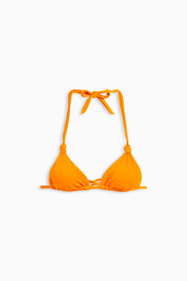 Damen - Bikini-Top - Triangel - wattiert - LYCRA® XTRA LIFE™ - orange