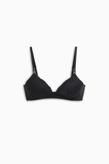 Femmes - Soutien-gorge d'allaitement sans armatures - ampliforme - noir