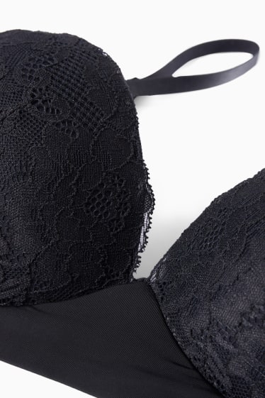 Femmes - Soutien-gorge d'allaitement sans armatures - ampliforme - noir