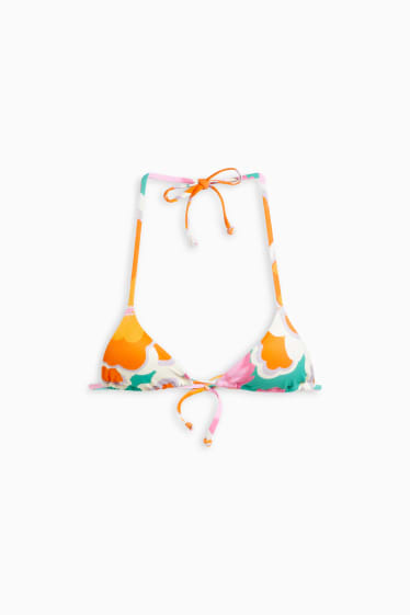 Damen - Bikini-Top - Triangel - wattiert - LYCRA® XTRA LIFE™ - orange