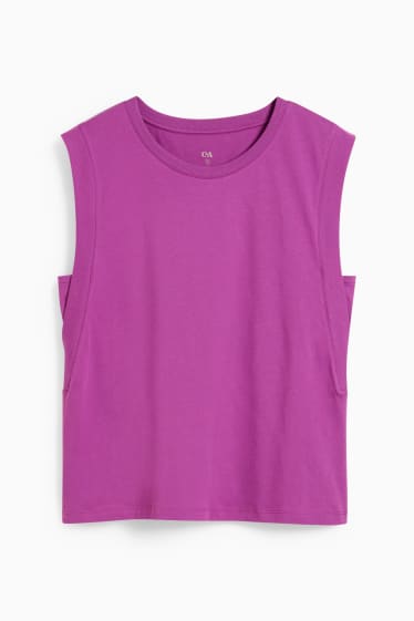 Dames - Basic top - paars