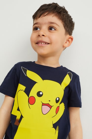 Children - Multipack of 3 - Pokémon - short sleeve T-shirt - yellow