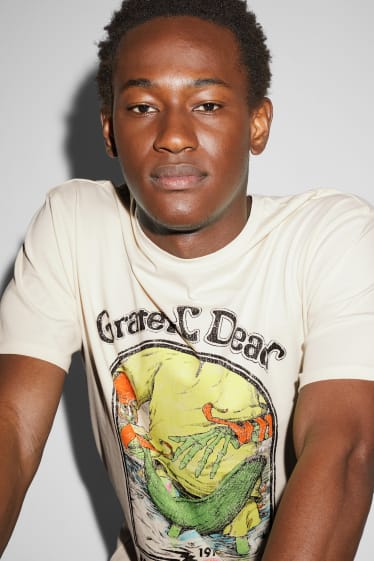 Hommes - T-shirt - Grateful Dead - blanc crème