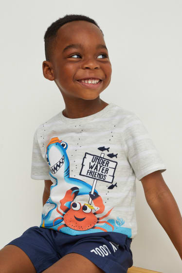 Enfants garçons - Lot de 2 - T-shirts - blanc