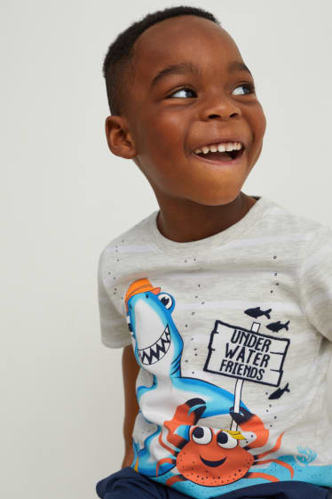 Enfants garçons - Lot de 2 - T-shirts - blanc