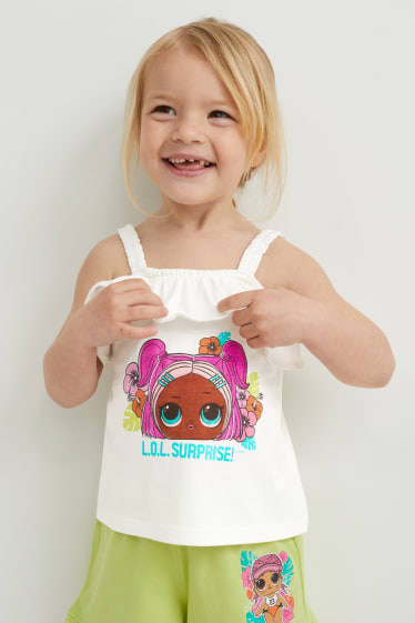 Copii - Fete - Multipack 2 buc. - L.O.L. Suprise - tricou cu mânecă scurtă și top - alb