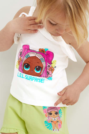 Dzieci - Wielopak, 2 szt. - L.O.L. Surprise - koszulka z krótkim rękawem i top - biały