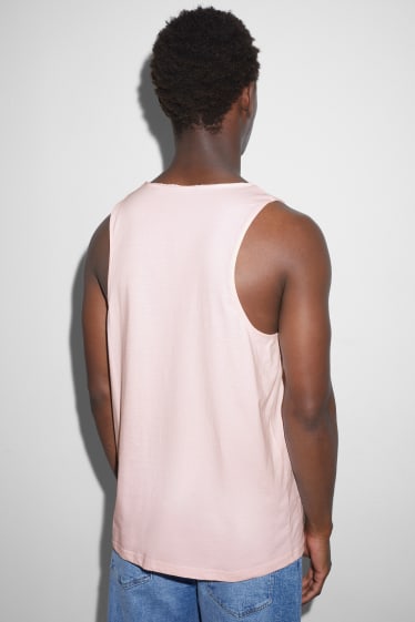 Herren - Tank Top - rosa