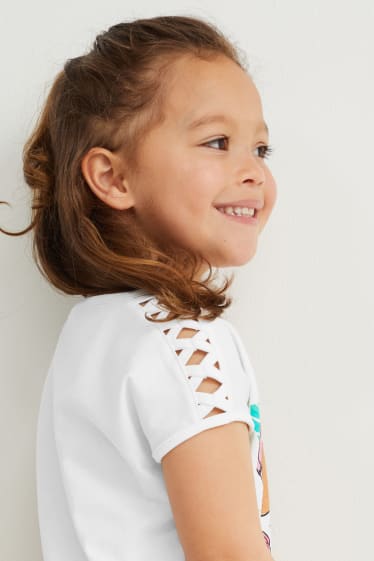 Kinder Mädchen - L.O.L. Surprise - Kurzarmshirt - schneeweiss