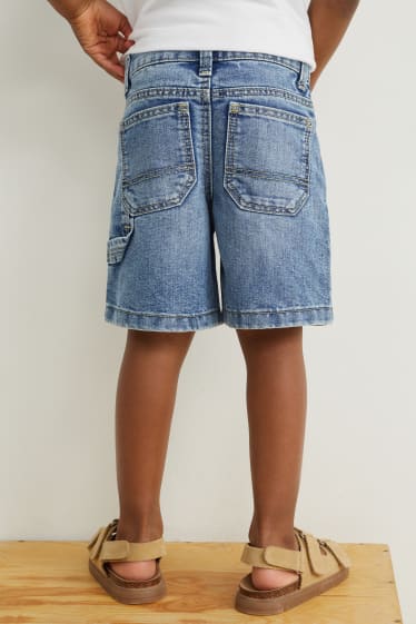Kinder - Jeans-Shorts - jeansblau