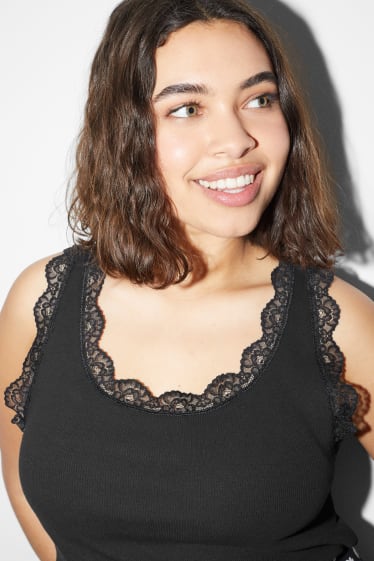 Dona - CLOCKHOUSE - top - negre