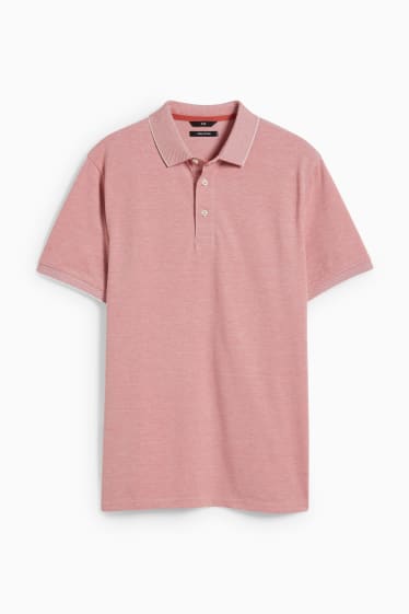 Heren - Poloshirt - Pima-katoen - roze
