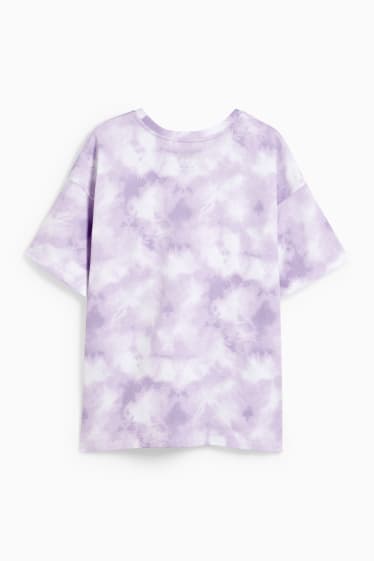 Dětské - Hatsune Miku - tričko s krátkým rukávem - se vzorem - světle fialová