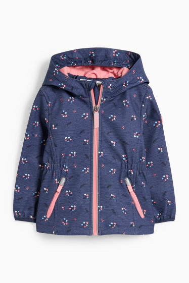 Nena - Jaqueta softshell amb caputxa - blau fosc