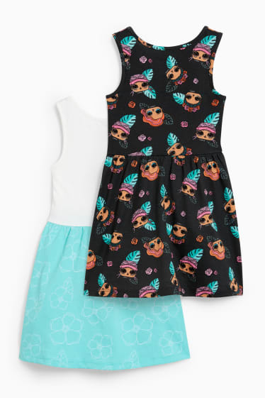 Enfants filles - Lot de 2 - robes - noir