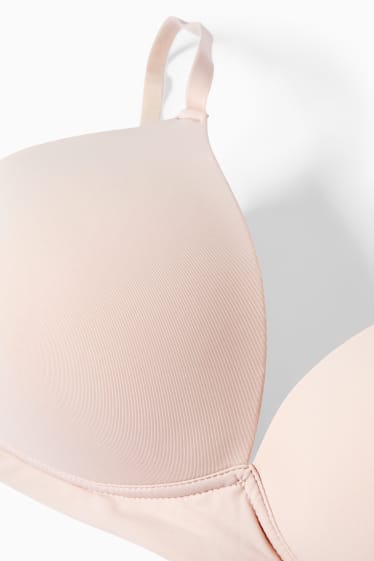 Women - Non-wired bra - padded - LYCRA® - light beige
