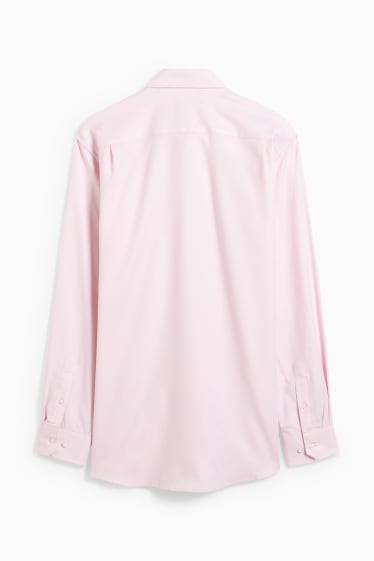 Herren - Hemd - Regular Fit - Cutaway - bügelleicht - rosa