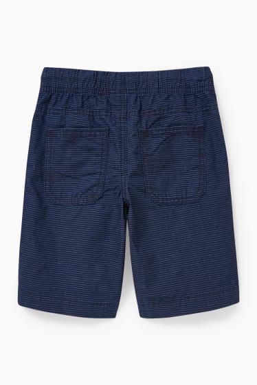 Enfants garçons - Bermudas - à rayures - bleu foncé