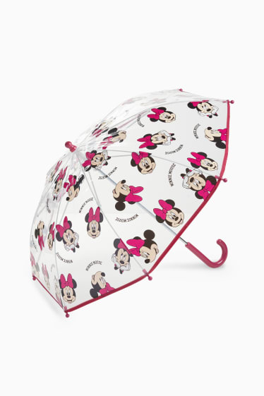 Kinderen - Minnie Mouse - paraplu - donker rose