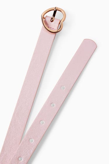 Enfants filles - Ceinture - synthétique - rose
