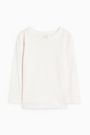 Children Girls - Long sleeve top - cremewhite