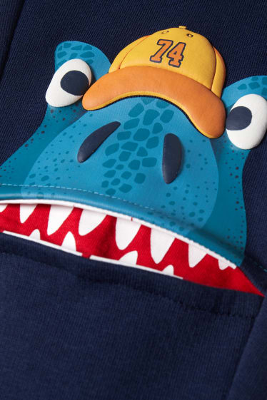 Enfants garçons - Dinosaure - pantalon de jogging - bleu foncé