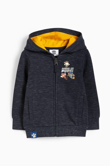 Kinder Buben - PAW Patrol - Sweatjacke mit Kapuze - dunkelblau