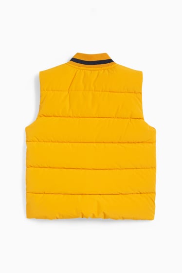 Enfants garçons - Doudoune sans manches - imperméable - jaune