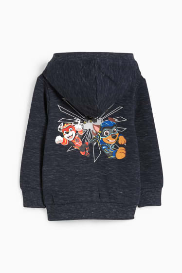 Kinder Buben - PAW Patrol - Sweatjacke mit Kapuze - dunkelblau