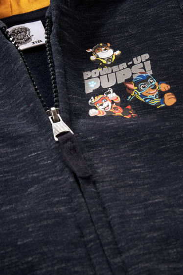 Kinder Buben - PAW Patrol - Sweatjacke mit Kapuze - dunkelblau