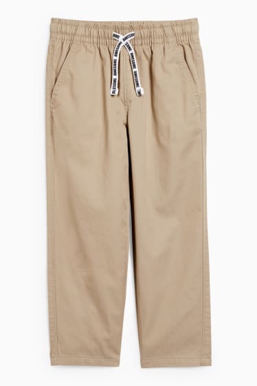 Kinder Buben - Stoffhose - beige