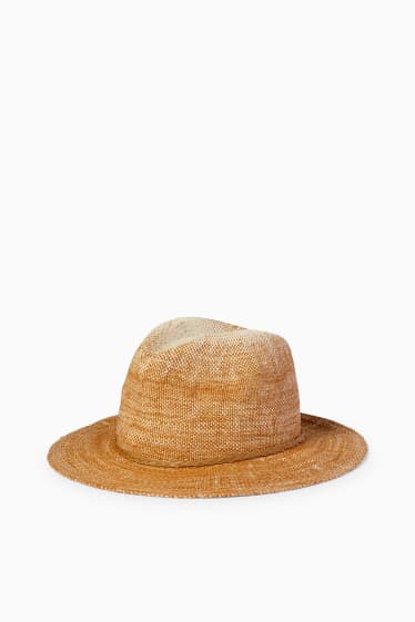 Donna - Cappello in paglia - marrone chiaro