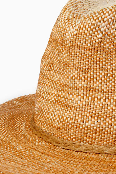Donna - Cappello in paglia - marrone chiaro