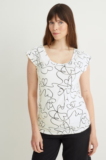 Donna - Confezione da 2 - t-shirt premaman - viola chiaro