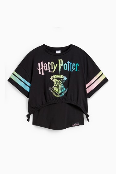 Niños - Harry Potter - conjunto - camiseta de manga corta y top - 2 prendas - negro