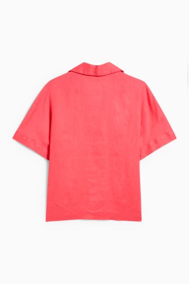 Dona - Brusa de lli - rosa