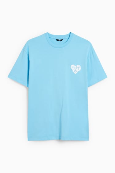 Unisexe - CLOCKHOUSE - T-shirt - unisexe - PRIDE - turquoise clair