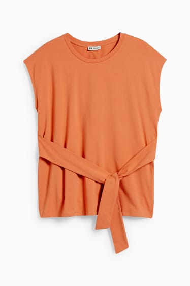 Mujer - Camiseta premamá - naranja