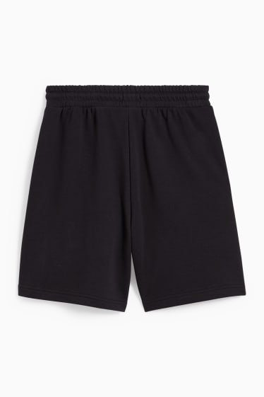 CLOCKHOUSE - pantalons curts de xandall - unisex - PRIDE - negre