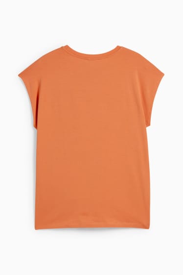 Kobiety - T-shirt ciążowy - pomarańczowy