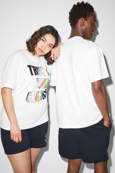 Unisexe - CLOCKHOUSE - T-shirt - unisexe - PRIDE - blanc