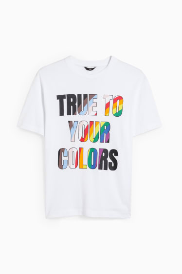 Unisexe - CLOCKHOUSE - T-shirt - unisexe - PRIDE - blanc