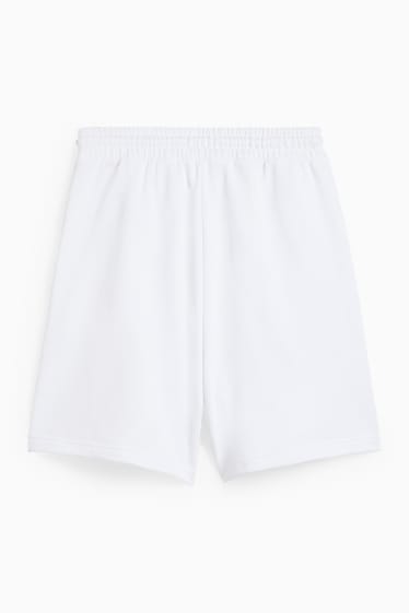 Unisex - CLOCKHOUSE - Sweatshorts - Unisex - PRIDE - weiß