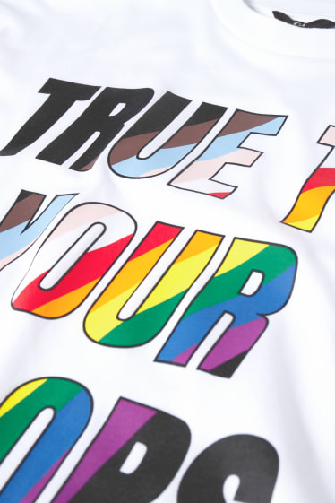 Unisexe - CLOCKHOUSE - T-shirt - unisexe - PRIDE - blanc