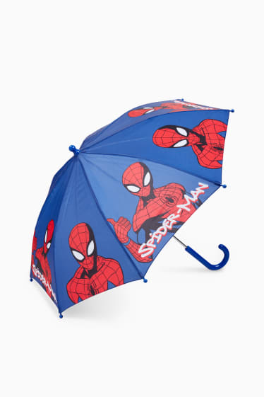 Kinder Jungen - Spider-Man - Regenschirm - dunkelblau