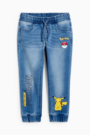 Kinder Buben - Pokémon - Straight Jeans - jeansblau