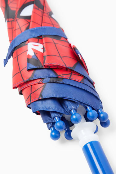 Kinder Jungen - Spider-Man - Regenschirm - dunkelblau