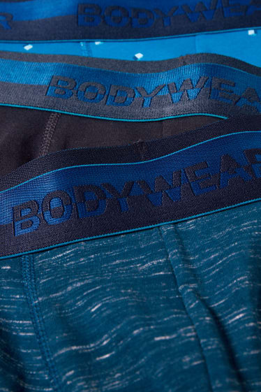 Hommes - Lot de 3 - boxers - bleu foncé