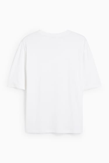 Home - Samarreta de màniga curta oversized - blanc